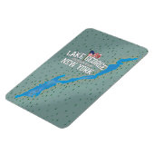 George New York Map Magnet (Linke Seite)