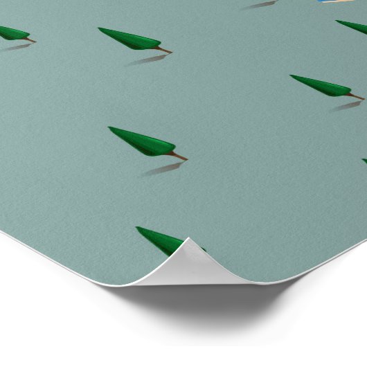 George New York Map Poster (Ecke)