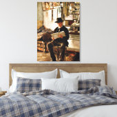 George Newell Bowers - Gewartet für den Apotheker Leinwanddruck (Insitu (Schlafzimmer))