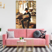 George Newell Bowers - Gewartet für den Apotheker Leinwanddruck (Insitu (Wohnzimmer))