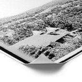 George NY Lake, Fort William Henry Hotel Vinatge Poster (Ecke)