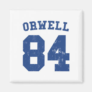 George Orwell 1984 Jersey Magnet