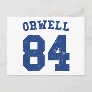 George Orwell 1984 Jersey Postcard Postkarte