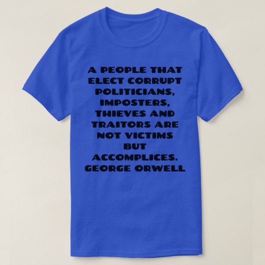 George Orwell 1 T-Shirt (Design vorne)