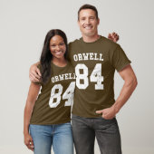 George Orwell 84 1984 Jersey T-Shirt (Unisex)