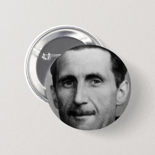 George orwell button (Vorne & Hinten)