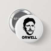 George Orwell Button (Vorne & Hinten)