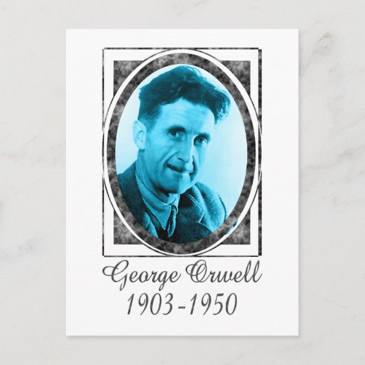George Orwell Postkarte (Vorderseite)