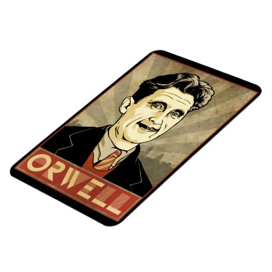 George Orwell Premium Magnet (Linke Seite)