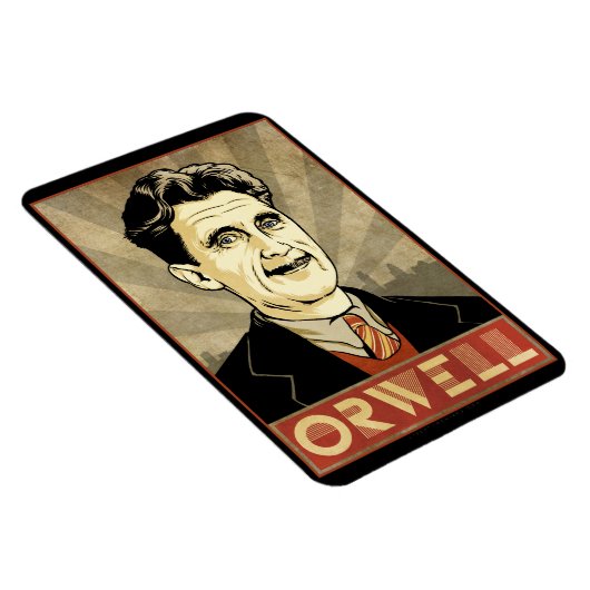 George Orwell Premium Magnet (Rechte Seite)