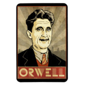 George Orwell Premium Magnet (Vertikal)
