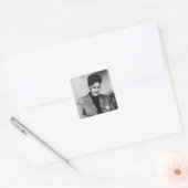 George Orwell Quadratischer Aufkleber (Umschlag)