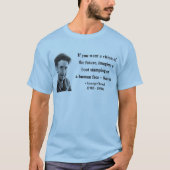 George Orwell Quote 9b T-Shirt (Vorderseite)