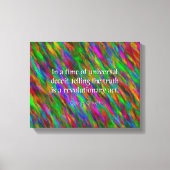 George Orwell Revolutionsgesetz Zitat Canvas Print Leinwanddruck (Vorderseite)