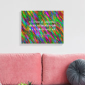 George Orwell Zitat, Leinwand Art Print (Insitu (Wohnzimmer))