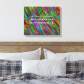George Orwell Zitat, Leinwand Art Print (Insitu (Schlafzimmer))