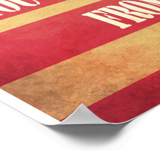 George Orwell Zitat Minimalistisch Poster (Ecke)