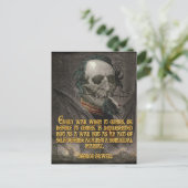 George Orwell Zitat über die Propaganda des Kriege Postkarte (Stehend Vorderseite)