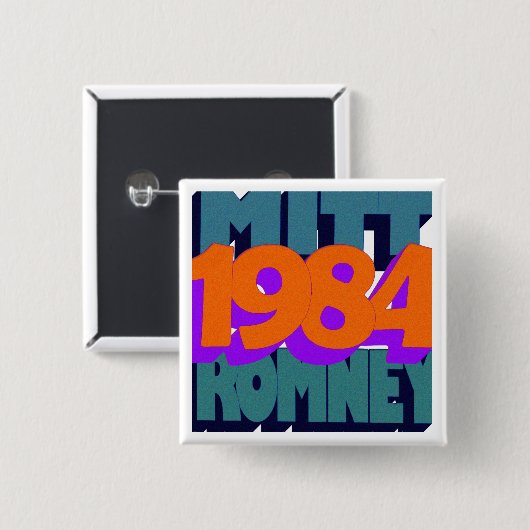 George Orwells 1984 Button (Vorne & Hinten)