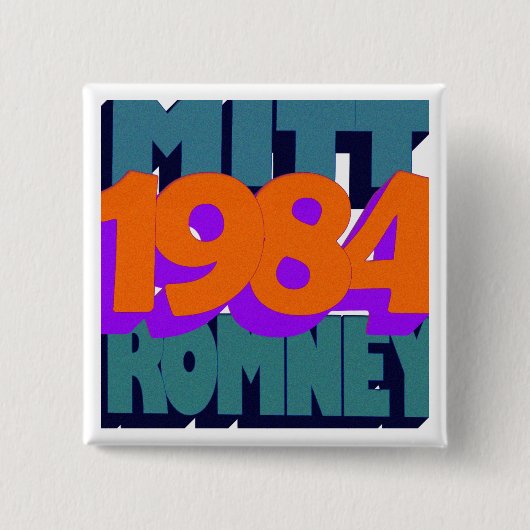 George Orwells 1984 Button (Vorderseite)