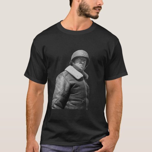 George Patton und Zitat - schwärzen Sie… - T-Shirt (Vorderseite)