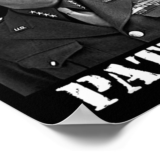 George Patton Zweiter Weltkrieg Siegessammlerin In Poster (Ecke)