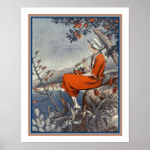 George Pavis - Deko "Girl by the Sea" in den 20er (Vorne)