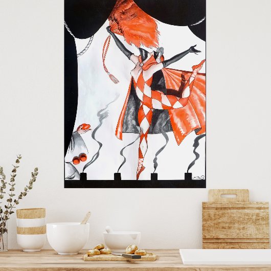 George Pavis - L'Eternelle Pantomime, 1923 Poster (Küche)