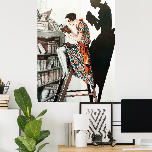 George Pavis: Ninette hat die é gekündigt Poster (Heimbüro)