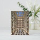 George Peabody Library Postcard Postkarte (Stehend Vorderseite)