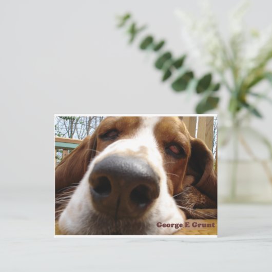 George Postkarte (Stehend Vorderseite)