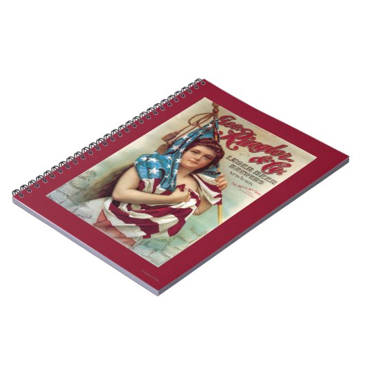 George Ringler & CO. Bierposter Notizblock (Linke Seite)