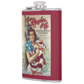 George Ringler u. Co.-Bier-Plakat Flachmann (Links)
