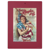 George Ringler u. Co.-Bier-Plakat Klemmbrett (Rückseite)