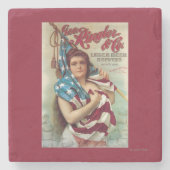 George Ringler u. Co.-Bier-Plakat Steinuntersetzer (Vorderseite)