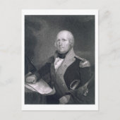 George Rogers Clark (1752-1818), graviert durch Th Postkarte (Vorderseite)