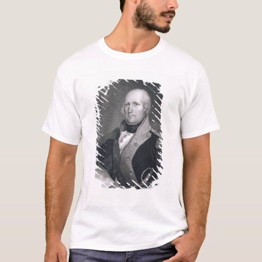 George Rogers Clark (1752-1818) graviert von T-Shirt (Vorderseite)