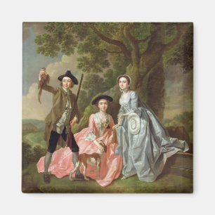 George Rogers mit seiner Ehefrau, Margaret und Magnet