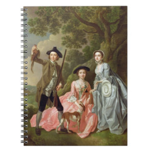 George Rogers mit seiner Ehefrau, Margaret und Notizblock