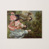 George Rogers mit seiner Ehefrau, Margaret und Puzzle (Horizontal)