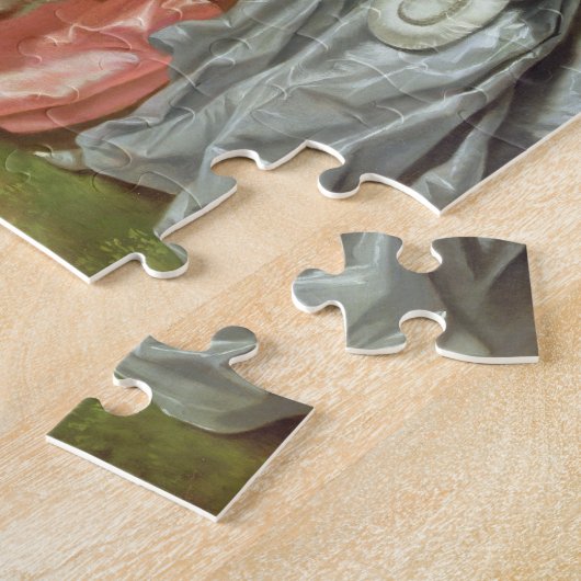 George Rogers mit seiner Ehefrau, Margaret und Puzzle (Seite)