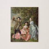 George Rogers mit seiner Ehefrau, Margaret und Puzzle (Vertikal)