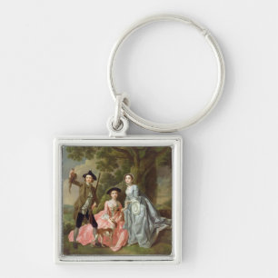 George Rogers mit seiner Ehefrau, Margaret und Schlüsselanhänger