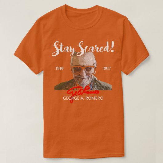 George Romero Tribute T-Shirt (Design vorne)