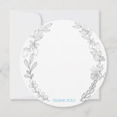 George Round Foto Dankeschön Karte. Einladung (Vorderseite)