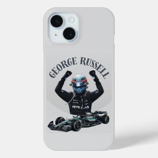 George Russell Iphone 15 Fall Case-Mate iPhone Hülle (Rückseite)