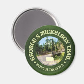 George S Mickelson Trail, South Dakota. Magnet (Vorderseite/Rückseite)