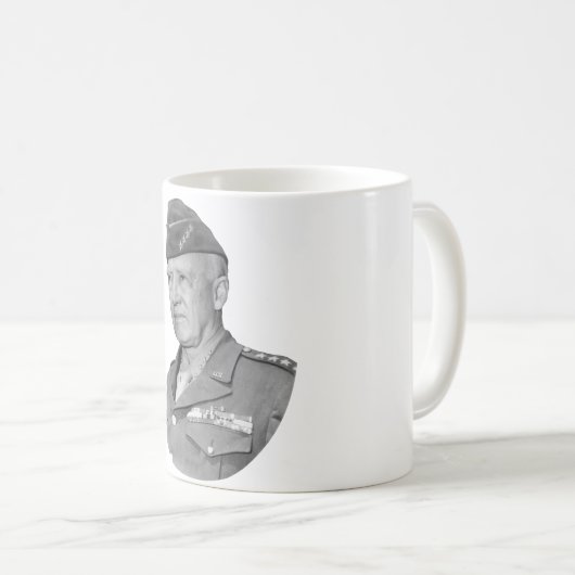 George S. Patton Kaffeetasse (VorderseiteRechts)