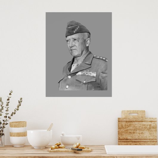 George S. Patton Poster (Küche)