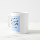 George s patton Zitat Kaffeetasse (Vorderseite Links)
